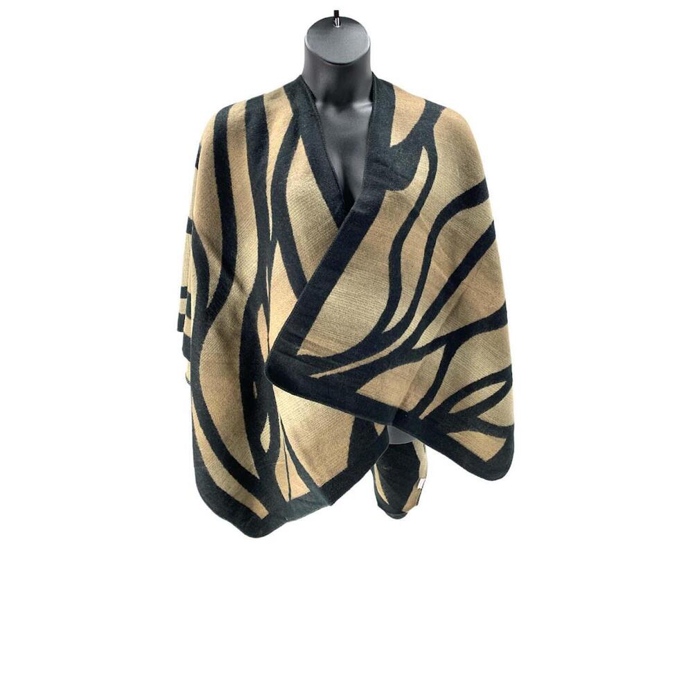Glitzhome Uptown Downtown Poncho Shawl Fashion Wrap